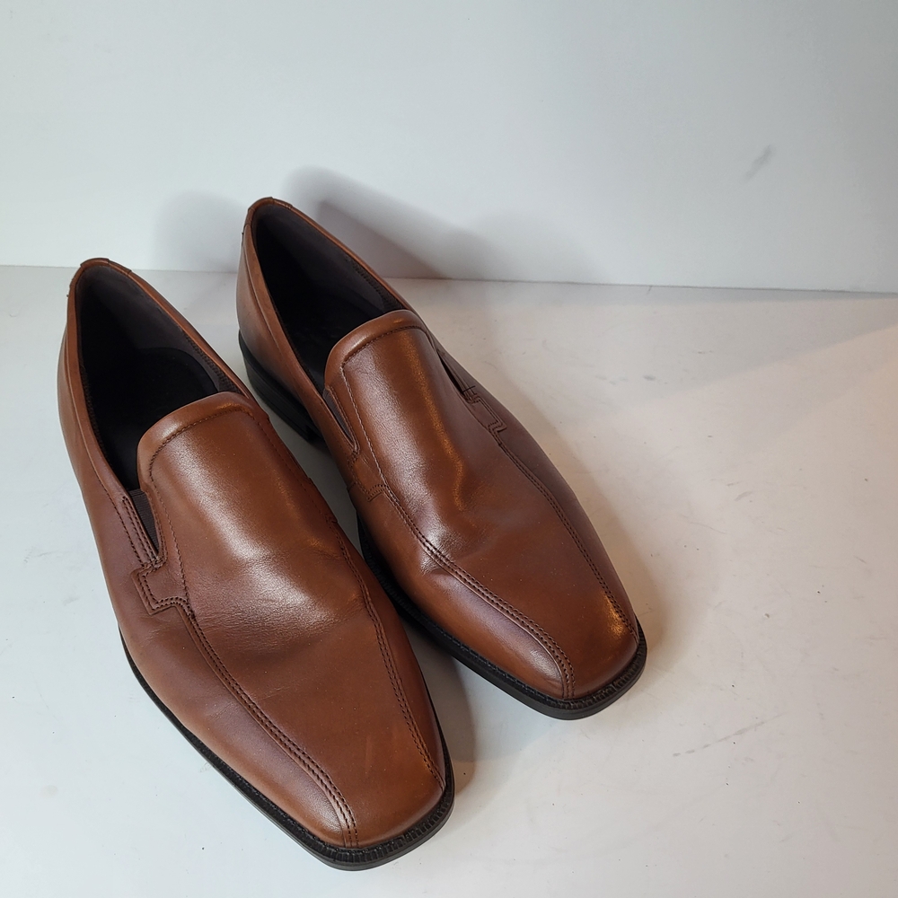 Ecco Men's Tan Leather Slip-On Loafers (12 - 12.5)